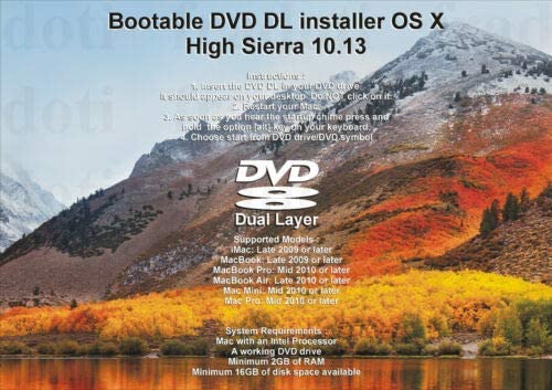hardware requirements for mac os high sierra
